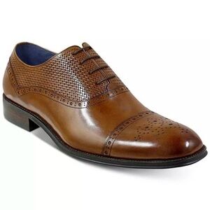 Stacy Adams Tan Oxford Dress Shoes